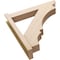 Ekena Millwork 6-in W x 32-in D x 32-in H Balboa Slat Rough Cedar Woodgrain TimberThane Outlooker, Primed Tan OUTUR060X32X32BOA24RCPR - alternate 6